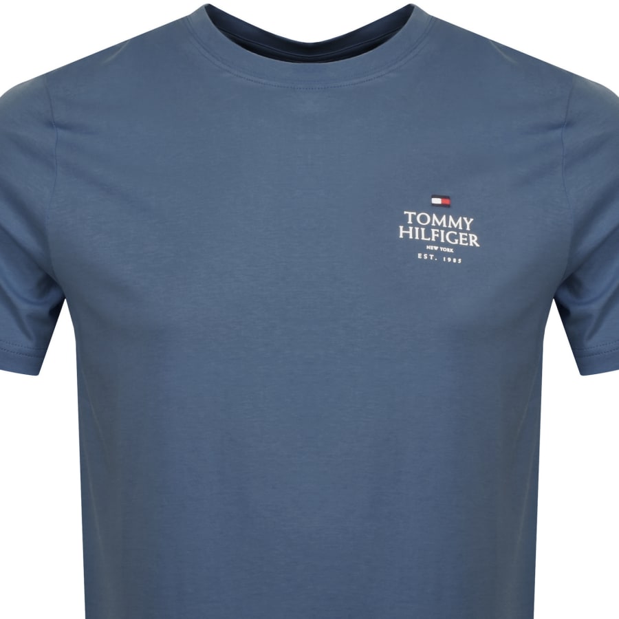 Tommy Hilfiger Logo T Shirt Blue male x Small